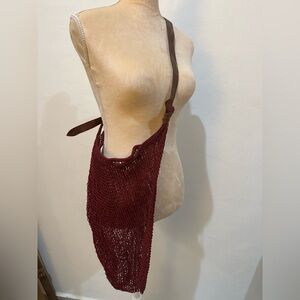 Vintage Mexican Mesh Fisherman Bag